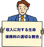 収入に対する生命保険料の適切な割合
