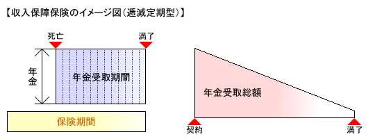 収入保障保険(逓減定期型)