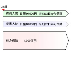 見直し後の保険のかたち(Dさん)