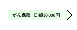 がん保険(入院給付金日額30,000円)